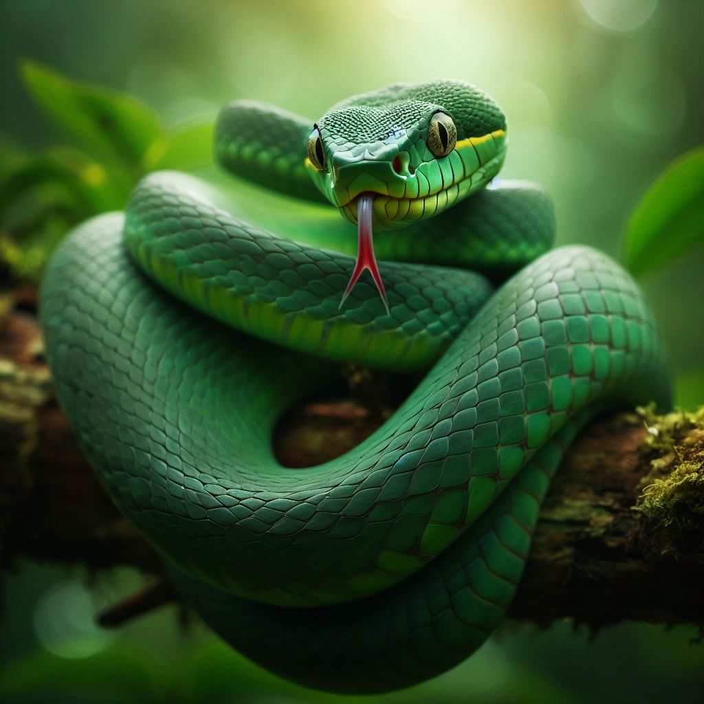 Dream Interpretation of Green Snake in Islam