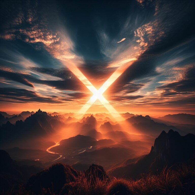 Spiritual Meaning of Seeing X in the Sky: Divine Message?