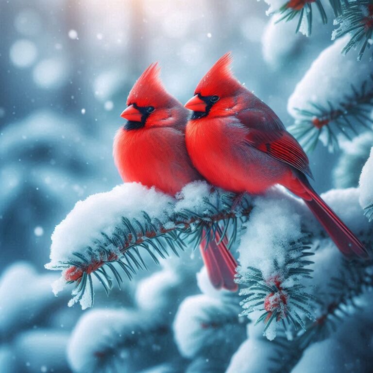 The Spiritual Meaning of Two Red Cardinals