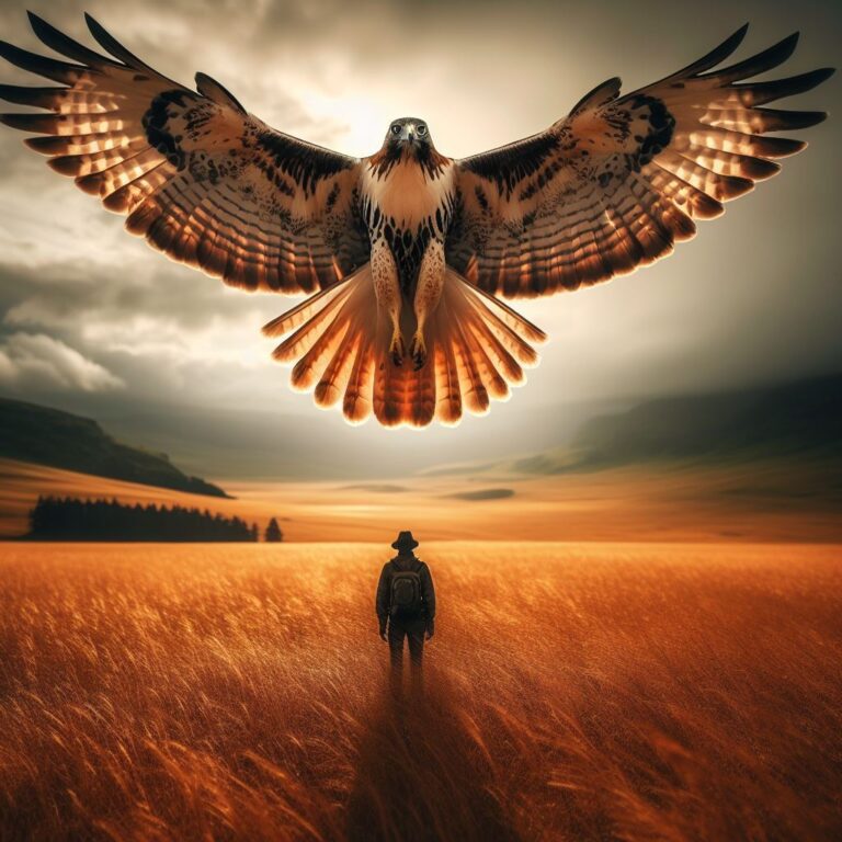 The Spiritual Meaning of a Hawk Flying Over You