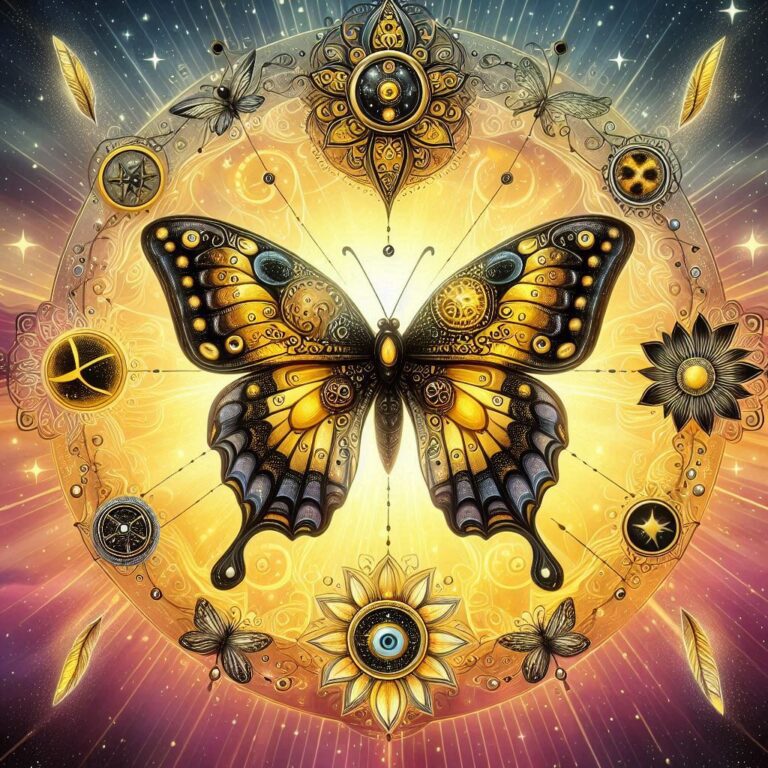 The Spiritual Meaning of the Yellow and Black Butterfly